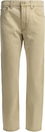 Khaite Vivian High-Waisted Straight Leg Jeans - Dames - Regular Fit Jeans - Wit - W26 - Katoen - Jeans