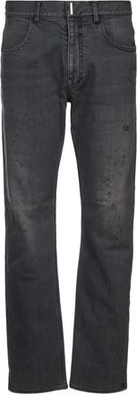 Givenchy Mens Dark Grey Straight Leg Jeans - Size 30 (Waist)