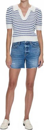 Pistola Denim Andie Denim Short In Thesis Distressed