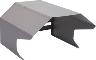 Hhg Nunca Usado] Robot Cortac&eacute;sped Garaje Hhg 973, Techo Refugio Para Cortac&eacute;spedes, Metal 40x59x69cm, Gris