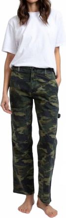 ASKK NY Carpenter Relaxed Straight Leg Jeans In Camo