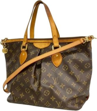 Louis Vuitton Pre-owned Handbags, female, Brown, Size: ONE SIZE Pre-owned Palermo PM Handbag