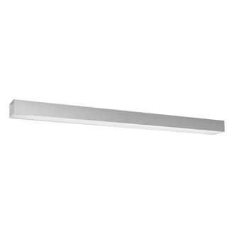 Thoro L&aacute;mpara de techo gris aluminio 3000k alt. 6 cm