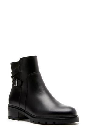 La Canadienne Shai City Dry Waterproof Bootie in Black Leather at Nordstrom Rack, Size 5.5