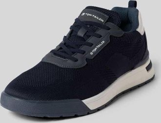 Tom Tailor Low Top Sneaker mit Mesh Details Modell ATILLIO in Marine, Gr&ouml;&szlig;e 42