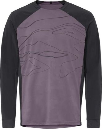 Vaude Moab L/S Pro Shirt Velotrikot f&uuml;r Herren | lila/grau