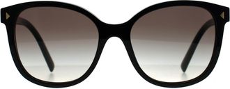 Prada PR22ZS 1AB0A7 zwart grijs gradi&euml;nt zonnebril