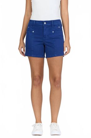 Dear John Denim Julian Mid Rise Clean Hem Short In Naval Academy