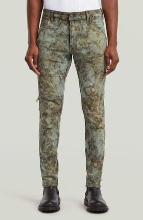 G-Star 5620 3D Zip Knee Skinny Jeans in Light Vintage Aged Destroy at Nordstrom Rack, Size 32 X 32