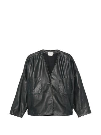 Forte_Forte Giacca Kimono Con Perline Nappa