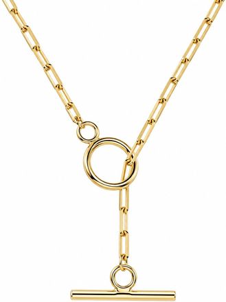 Liv Oliver 18k Gold Modern Lariat Necklace