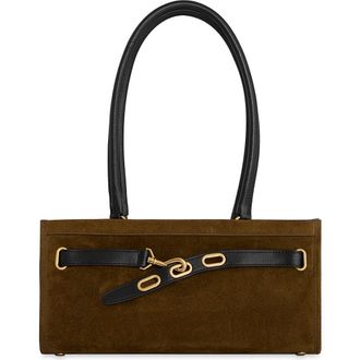 Rebecca Minkoff Crosby Leather Shoulder Bag in Vintage/black at Nordstrom