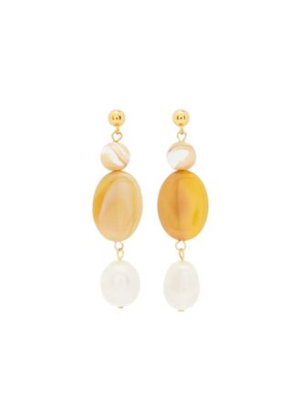 Anni Lu Orecchini pendenti con perle - Oro