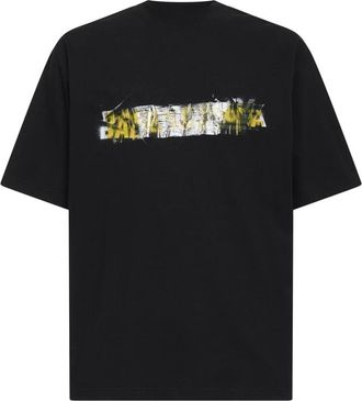 Balenciaga T-Shirts, male, Black, Size: 2XS Messy Spray T-Shirt