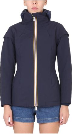 K-Way Soraye 3L Bonded Jacket - Dames - Winterjassen - Blauw - L - Leer - Jassen