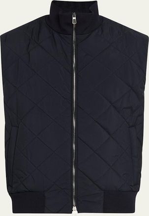 Loro Piana Mens Ampay Full-Zip Vest