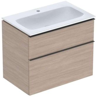 Keramag Geberit Waschtischunterschrank Icon 750x630x480mm M M&ouml;bel-wt Eiche/griff Lav