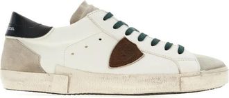 Philippe Model Vintage Mix Sneakers - Heren - Sneakers - Wit - 42 EU - Schoenen