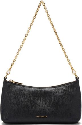 Coccinelle Aura Mini Tas Geribbeld Leer