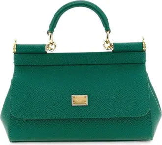 Dolce & Gabbana Kleine Sicily Handtas - Dames - Handtassen - Groen - ONE Size - Nylon - Tassen