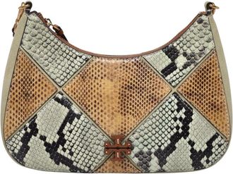 Tory Burch Thea Patchwork Convertible - Dames - Schoudertassen - Veelkleurig - ONE Size - Leer - Tassen