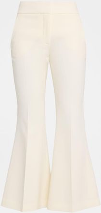 Gabriela Hearst Marsh Crepe Flare Pants