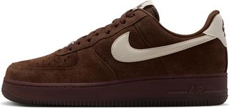 Nike Womens Air Force 1 07 Suede Shoes in Brown | IQ0136-200