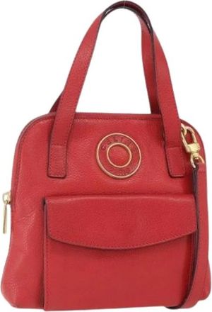 Celine Pre-owned Vintage Handtas - Dames - Vintage Handtas - Rood - ONE Size - Leer - Vintage