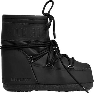 Moon Boot Korte Sneeuwlaarzen Zwarte Winterstijl - Dames - Winterlaarzen - Zwart - 33 EU - Polyester - Schoenen