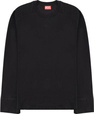 Diesel Kristian Cotton Cut-Out Long-Sleeve T-Shirt