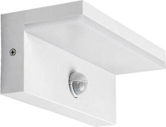 Trade Shop Trade Shop - 10 W Luz De Pared Al Aire Libre Con Sensor Pir De La Tecnolog&iacute;a Cct Ip54 Ss-esa-013c - Blanco