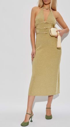 Cult Gaia Dress Evaleigh, Womens, Gold