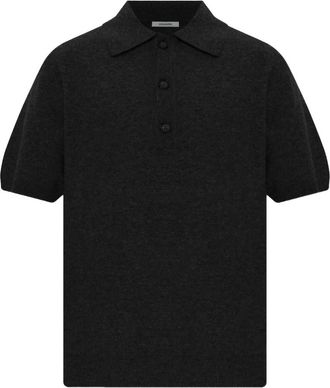 Entire studios Entire Studios, Truien & Vesten, Heren, Zwart, Xs/S, Wol, Korte Mouw Gebreide Polo