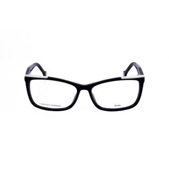 Carolina Herrera Ladies Black Rectangular Eyeglass Frames HER 0202/G