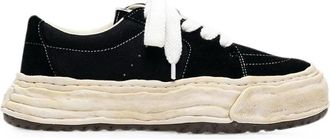 Miharayasuhiro Eric OG Sole Overdyed Mix-material Low-top Sneakers