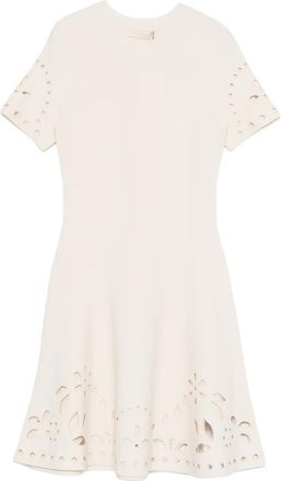 Ulla Johnson laser-cut mini dress - White
