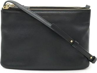 Celine Pre-owned Vintage Cross Body Bag - Dames - Vintage Schoudertas - Zwart - ONE Size - Leer - Vintage