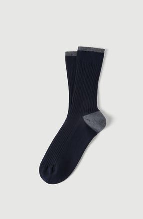 Brunello Cucinelli Cotton socks in Navy Blue at Nordstrom, Size Xx-Large Eu