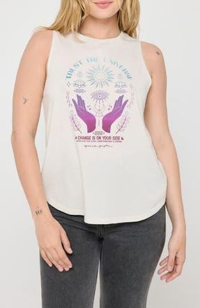 Spiritual Gangster Spirit of Jade Graphic Tank in Birch at Nordstrom Rack, Size X-Small