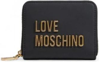 Love Moschino Polyurethaan Portemonnee - Dames - Portefeuilles - Zwart - ONE Size - Accessoires