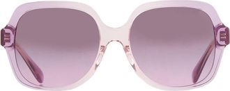 Coach Purple Gradient Square Ladies Sunglasses HC8395U 581390 54
