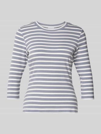 Comma Longsleeve mit 3/4-&Auml;rmel in Offwhite, Gr&ouml;&szlig;e 46