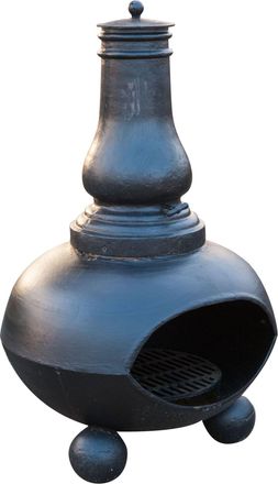 Biscottini International Biscottini - Estufa De Le&ntilde;a De Hierro Fundido Chimenea De Cebolla Exterior E Interior Barbacoa Chimenea De Le&ntilde;a Atizador De Le&ntilde;a