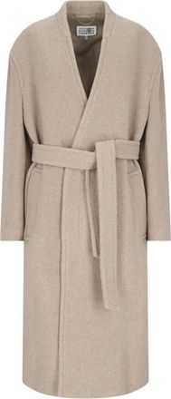 Maison Margiela Midi Belted Coat