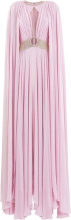 Saiid Kobeisy Crystal Embellished Draped Dress