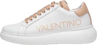 Valentino Witte Sneakers met Rivet Applicaties - Dames - Sneakers - Wit - 39 EU - Leer - Schoenen