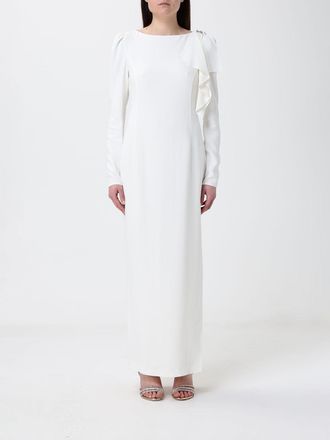 Alessandra Rich Abito lungo Alessandra Rich in cr&ecirc;pe