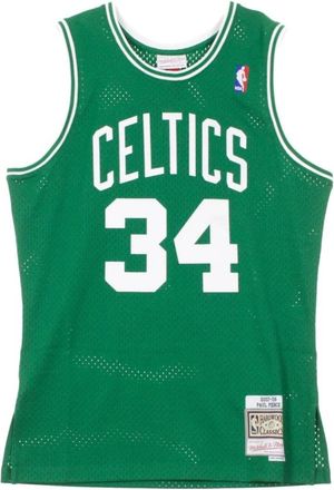 Mitchell & Ness Boston Celtics Paul Pierce Swingman Jersey - Heren - Fitness - Groen - XL - Polyester - Fitness
