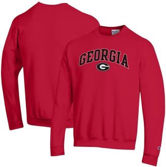 Champion Mens Champion Red Georgia Bulldogs Arch Over Logo Pullover Sweatshirt at Nordstrom, Size Xx-Large