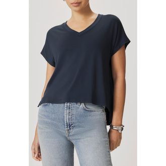 Splendid Amaya V-Neck T-Shirt in Mood Indigo at Nordstrom, Size Small